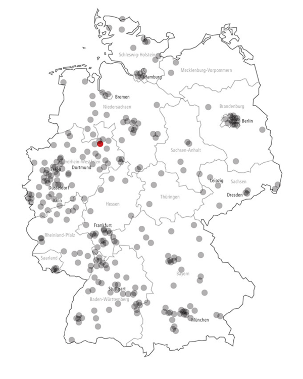iTeam Deutschlandkarte